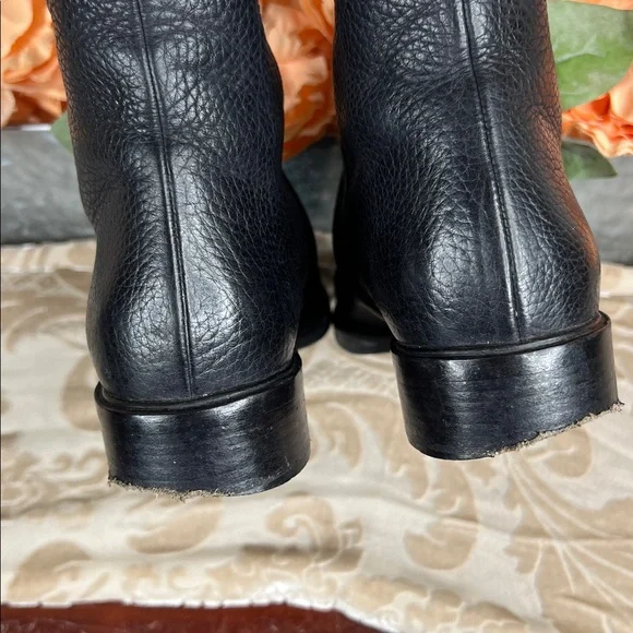 Gucci Black Leather Techno Horsebit Riding Boots Size 35.5 - Picture 15 of 17